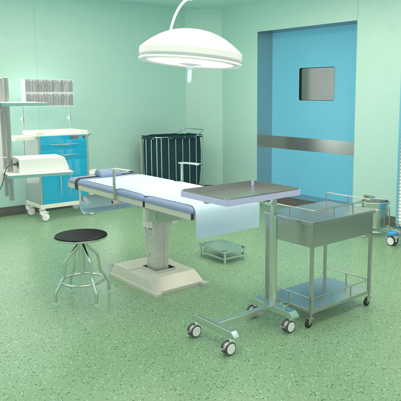 Healthcare 304 Stainless Steel Medical Patient Surgical Stands Instrument Mayo Trolley