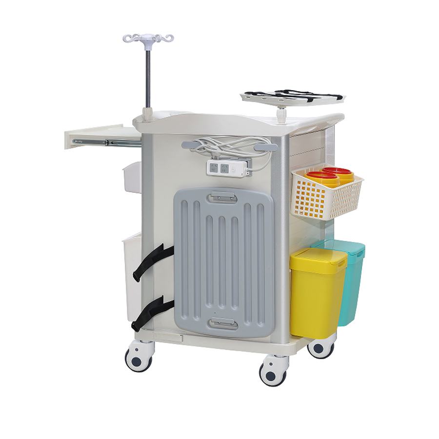 Hospital Crash Cart ABS Medical Emergency Cart
