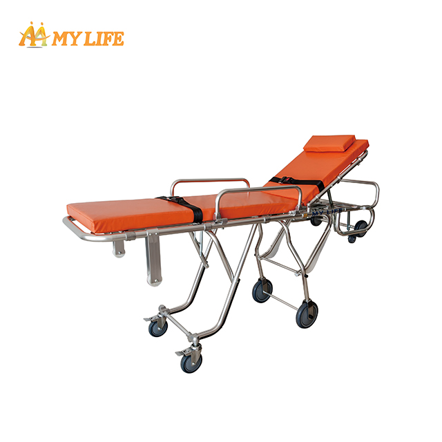 Full Automatic Loading Stretcher Emergency Ambulance Trolley (TD010131-D)