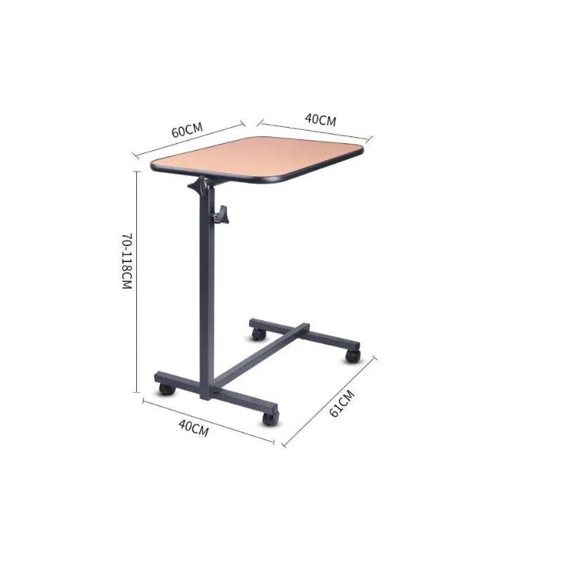 Detachable Rotary Movable Epoxy Overbed Table