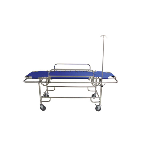 Medical Clinical Stainless Rescue Bed Stretcher Trolley