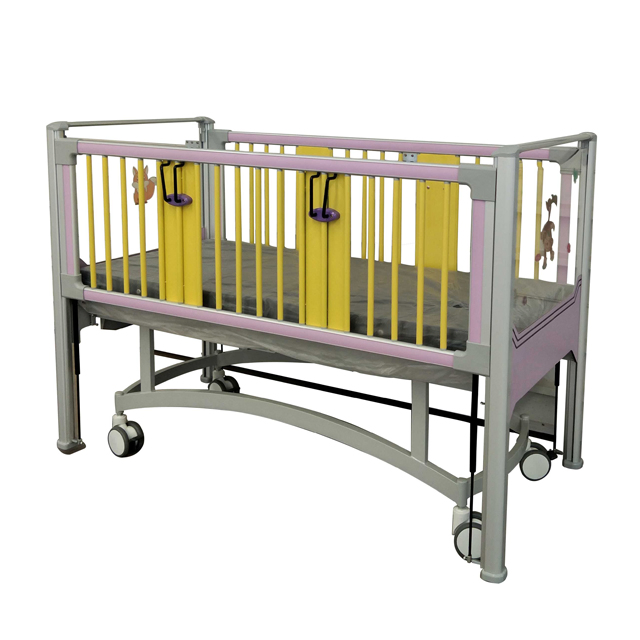 Double Cranks Multifunction Pediatric Youth Cots Babies Hospital Bed