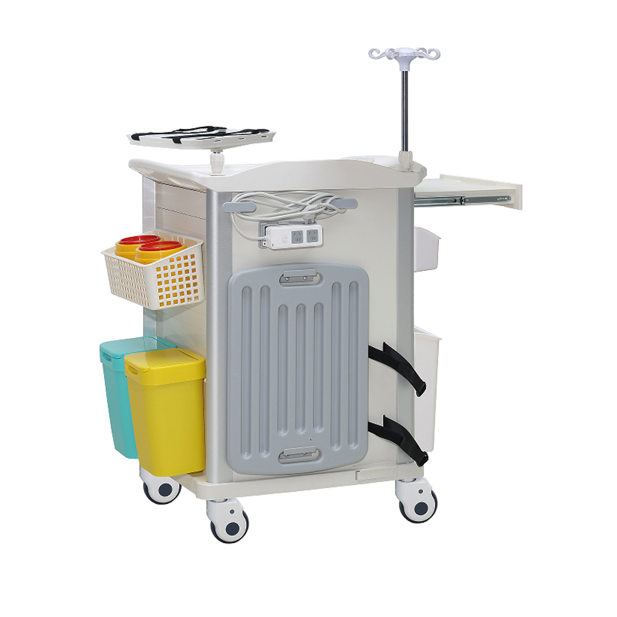 Hospital Crash Cart ABS Medical Emergency Cart