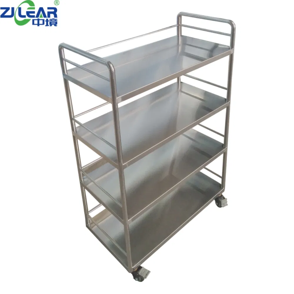 Delivery Trolley for Surgical Instrument Assembled Cart with Stainless Steel