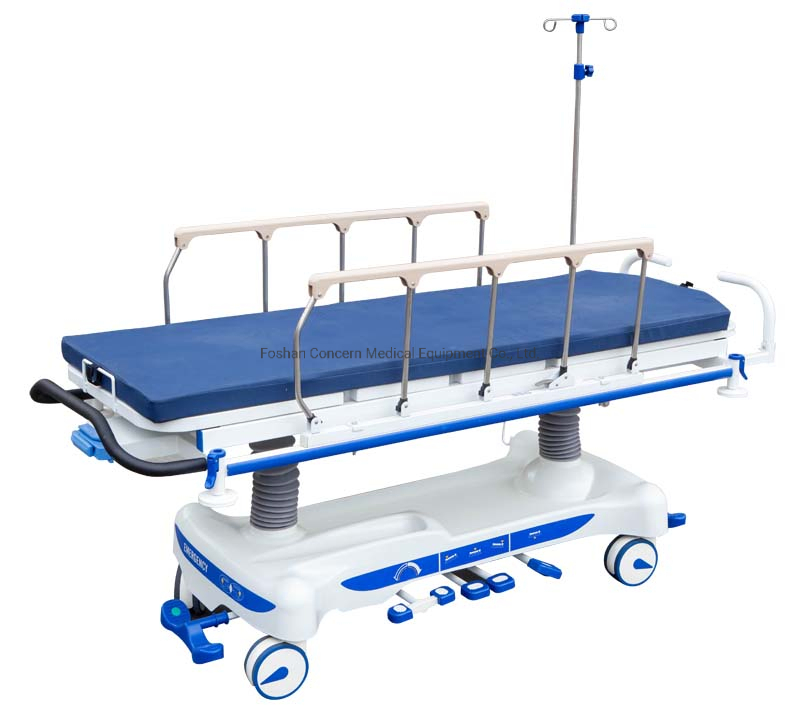 Medical Clinical Stainless Rescue Bed Stretcher Trolley