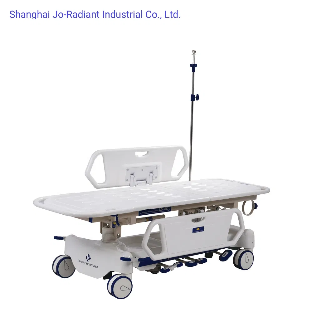 Medical Hydraulic Patient Stretcher Adjustable Trolley