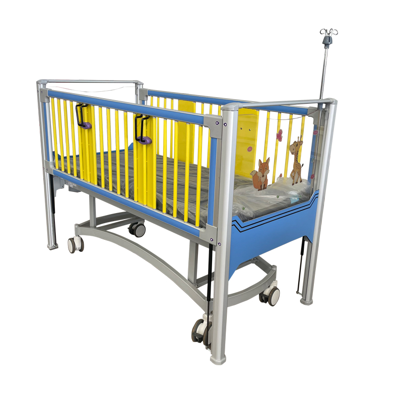 Double Cranks Multifunction Pediatric Youth Cots Babies Hospital Bed