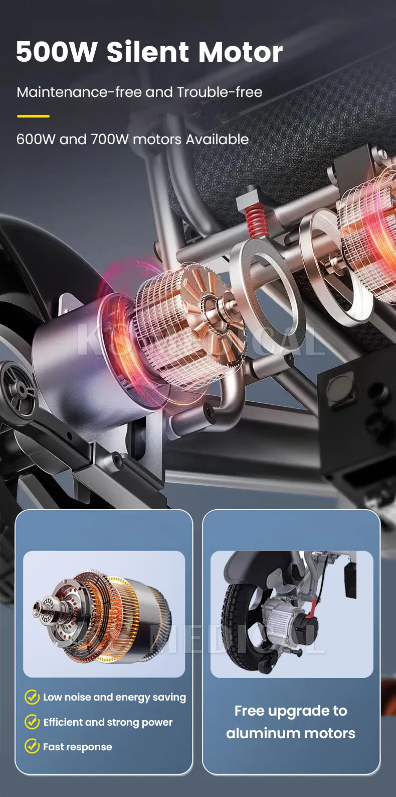 Electric Wheelchair Detail 4