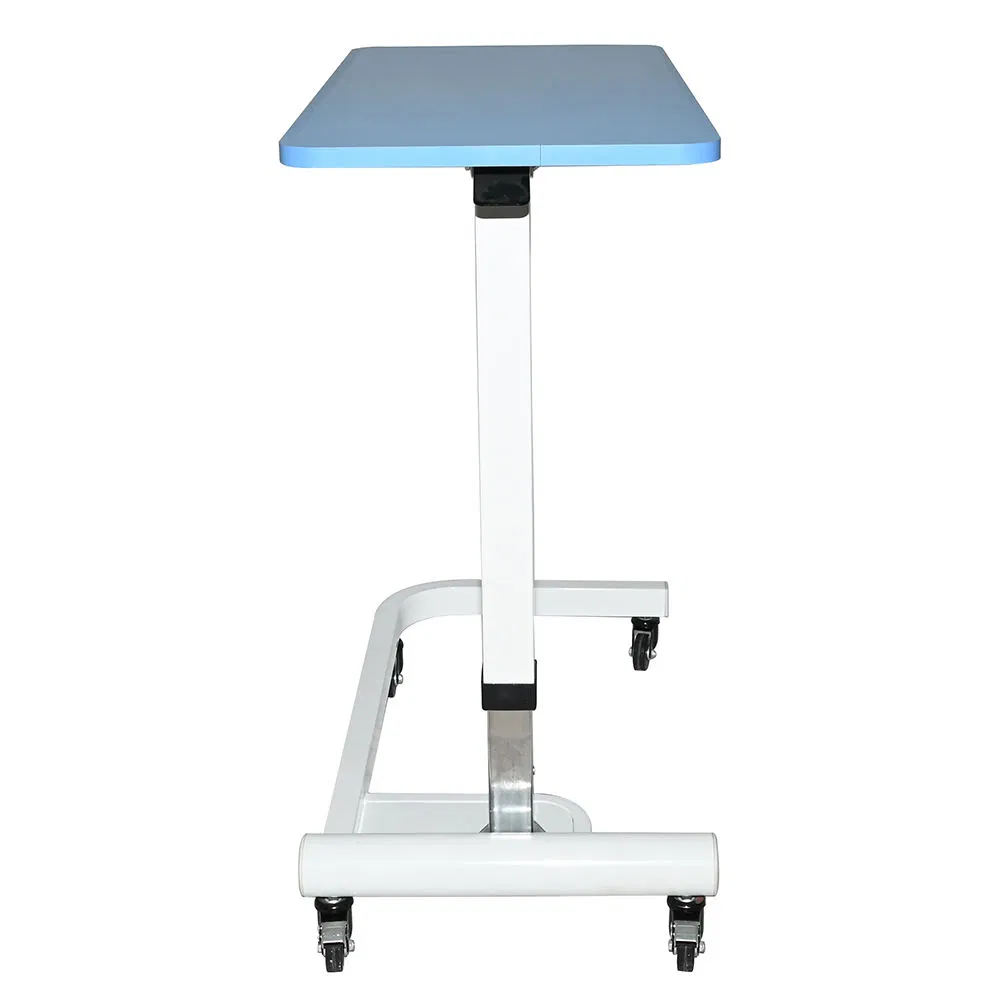 Wholesale Economic Movable Wooden Height Adjustment Patient Dining Overbed Table