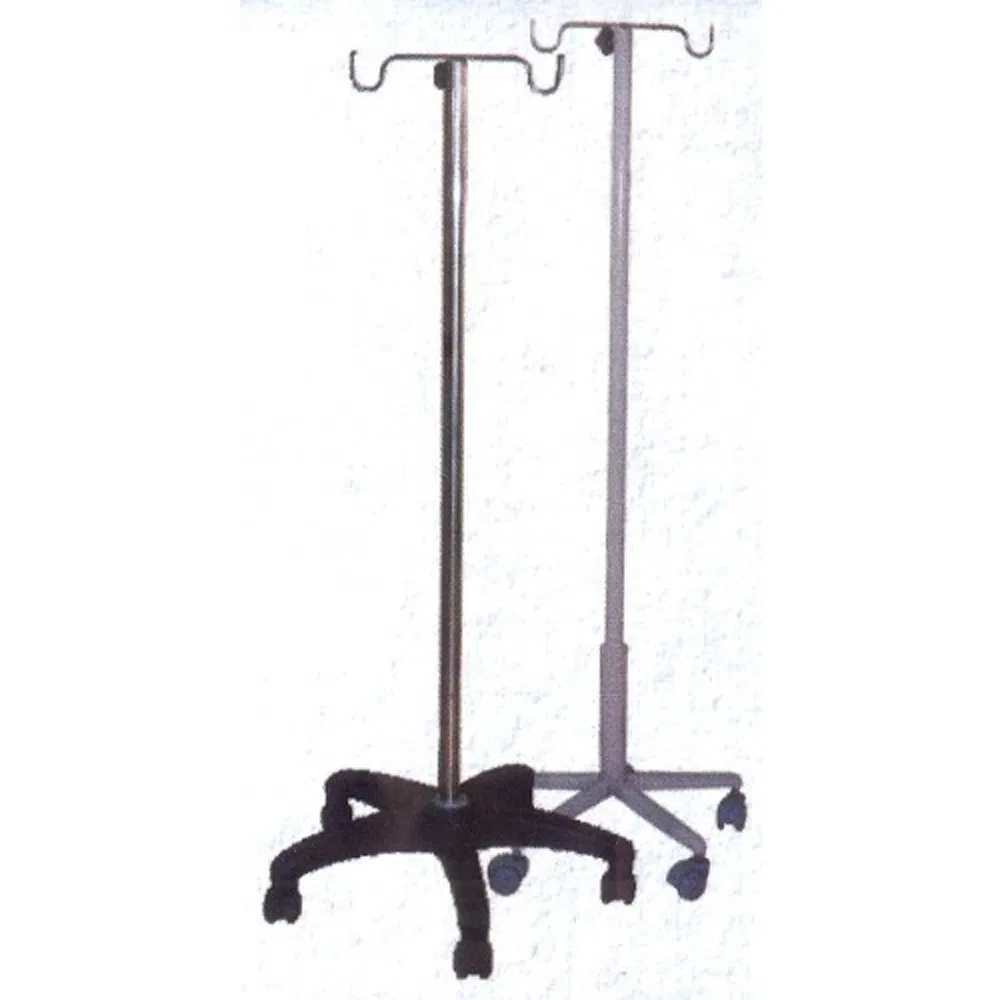 Hospital Furniture Stainless Steel Infusion Drip IV Stand