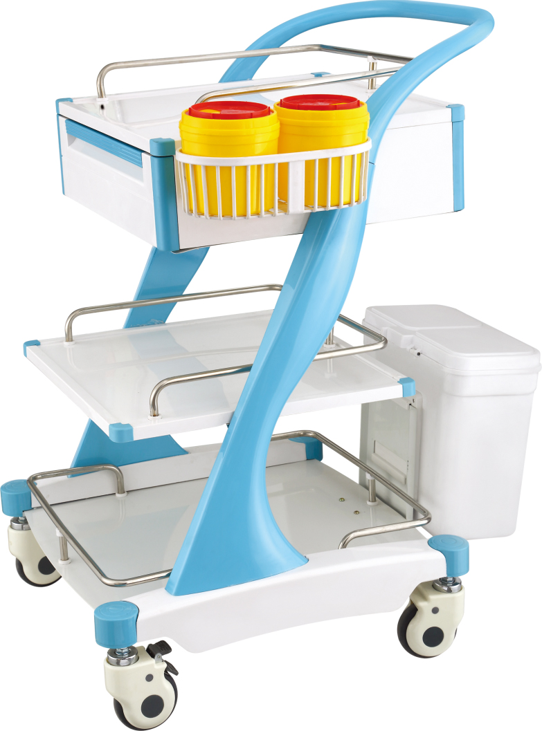 Hospital Medical Treatment Trolley Surgical Instrument Trolley Trolley Medical Movable Patient