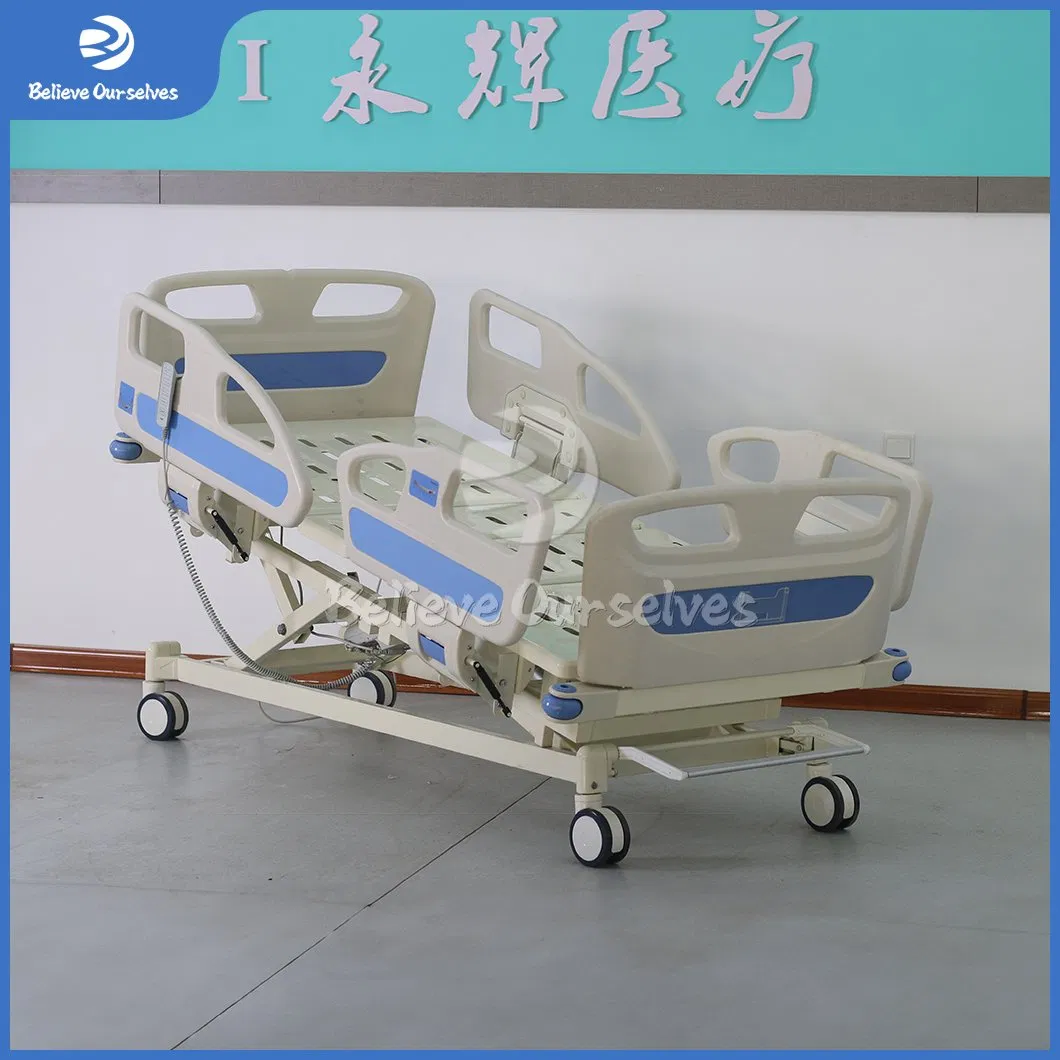 Huaren Hospital Ward Patient Bed China Hr-D03 Five Function Electric Medical Bed