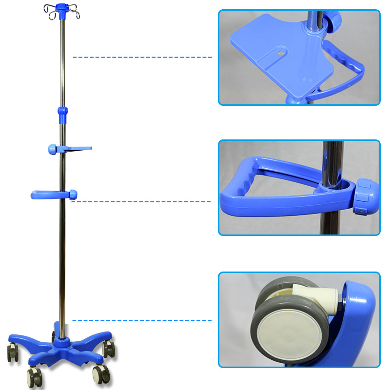 Outpatient Infusion Stand Floor-Standing Stainless Steel Infusion Stand Wholesale Infusion Stand