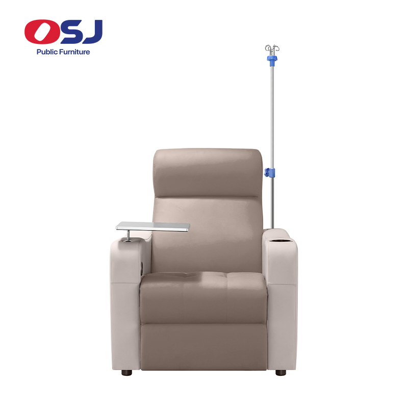 Durable Multi-Functional Medical Leather Waiting Area Infusion Treatment Room Reclining Medical for Clinic Hospital Chair