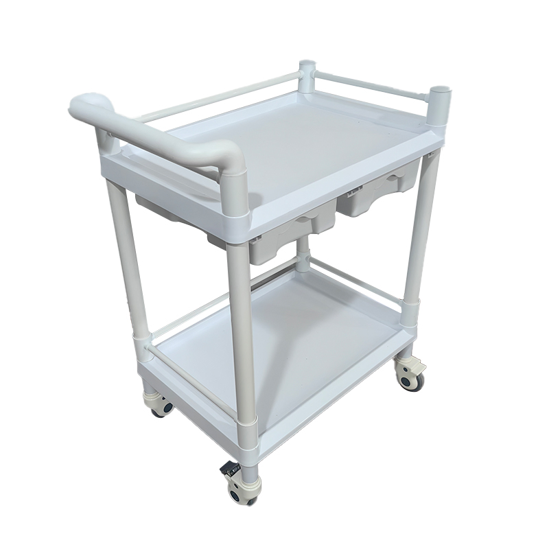 ABS Trolley Hospital Medicine Cart Surgical Instruments Table Treatment Trolley