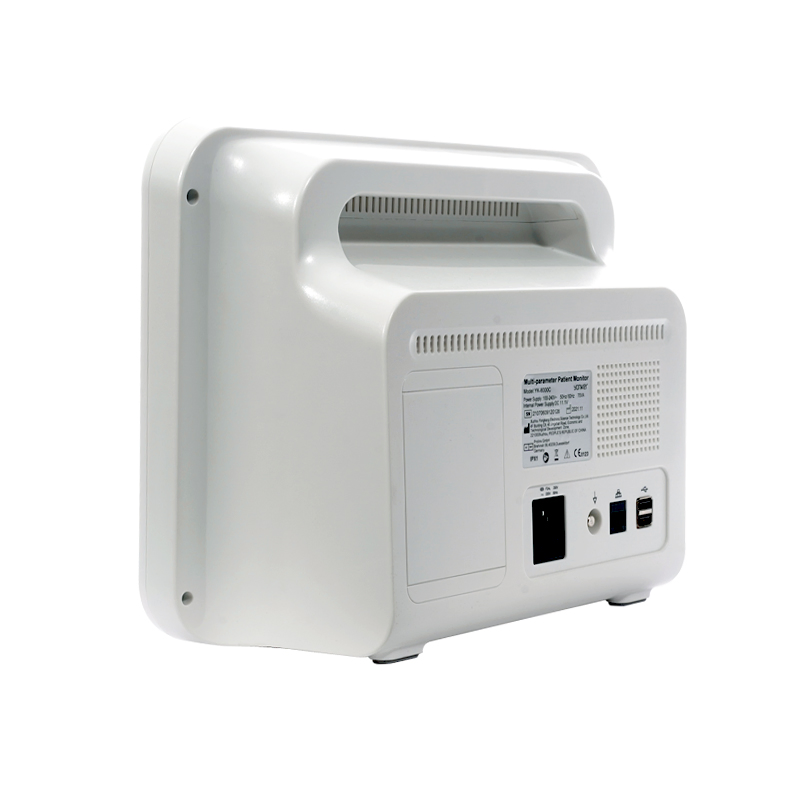 Quick Setup Alarm Portable Vital Signs Pets Clinics Hospital Use Multiparameter Patient Monitor with Blood Pressure Cuff for Pet