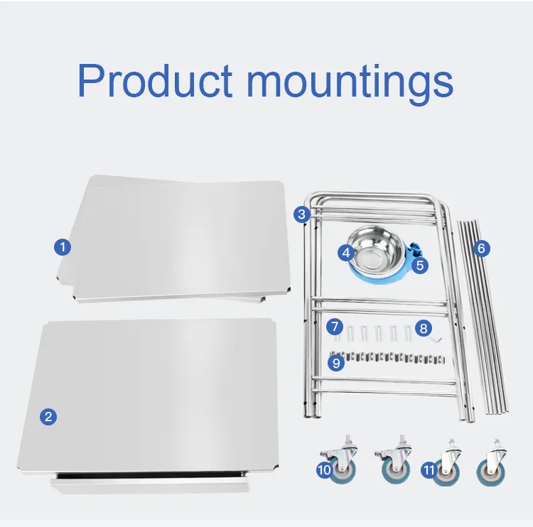 Surgical Instrument Treatment Medicine Dressing Apparatus Therapy Medical Stainless Steel Trolley