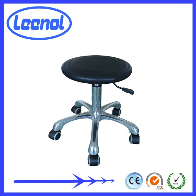 Hospital Vinyl Leather Antistatic Industrial ESD Chair with Wheel