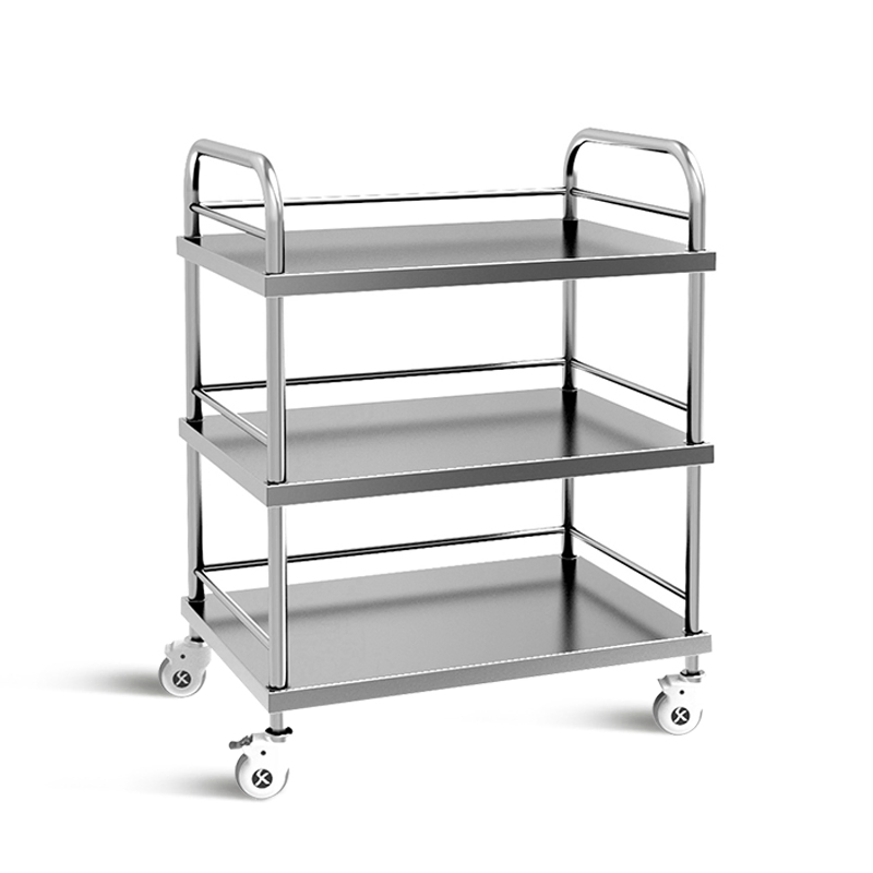 Skh004 Stainless Steel Hospital Surgical Instrument Trolley