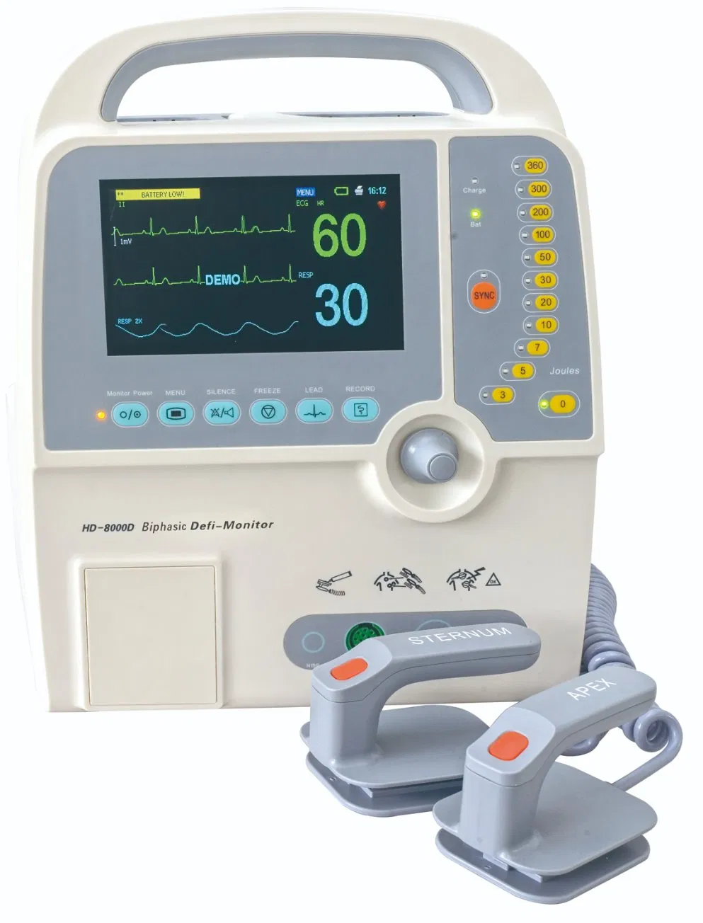 The Best HD-8000D Medical Automatic Defibrillator Biphasic