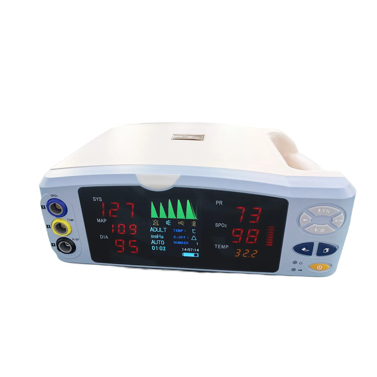 NIBP, SpO2, Pr, Pleth Portable Vital Signs Monitor