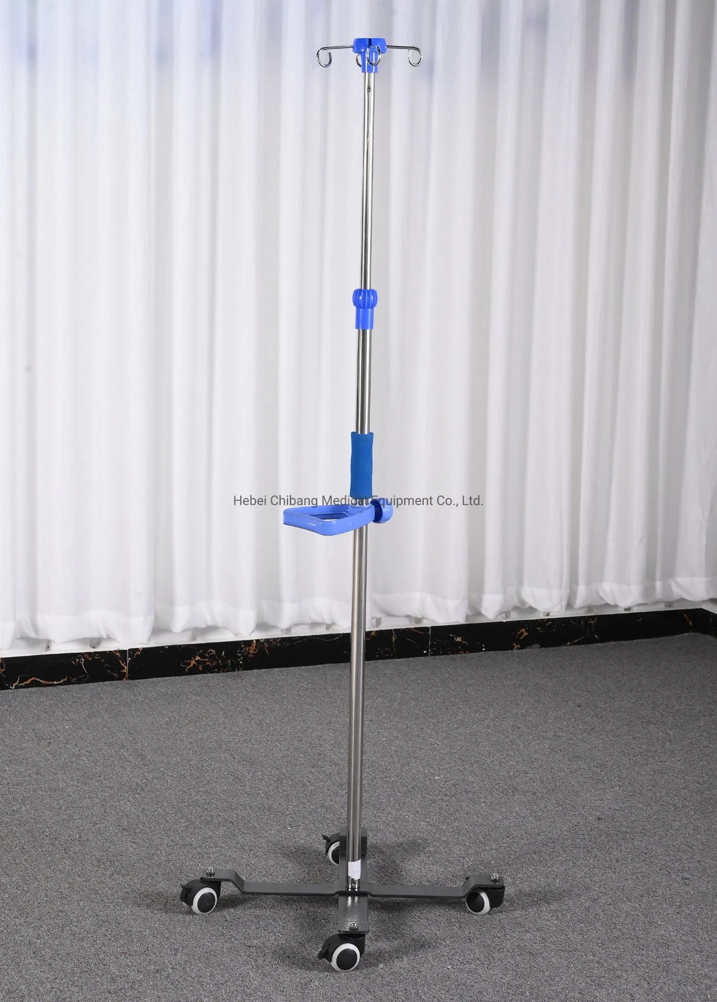 High Quality Stable Movable IV Pole Infusion Stand for Patient Nursing