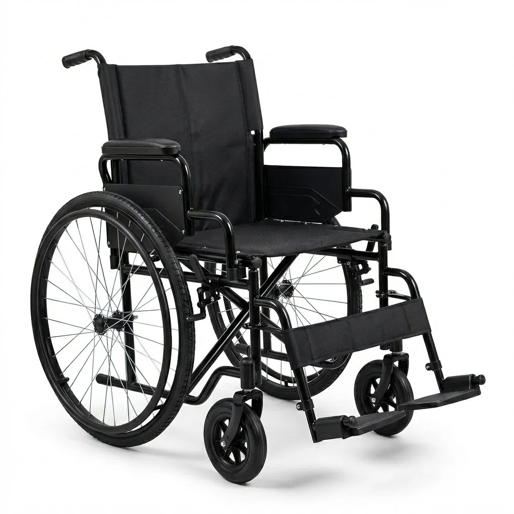 Durable Steel Regular Wheelchair Solid Rubber Tires for Rehabilitation