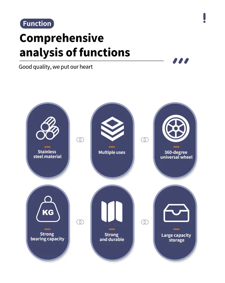 Medical Nurse Surgical Instrument Trolley 2