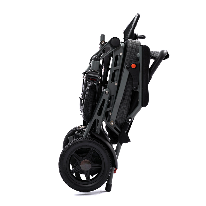 Portable Light Handicap Folding Electric Wheelchair with Toilet