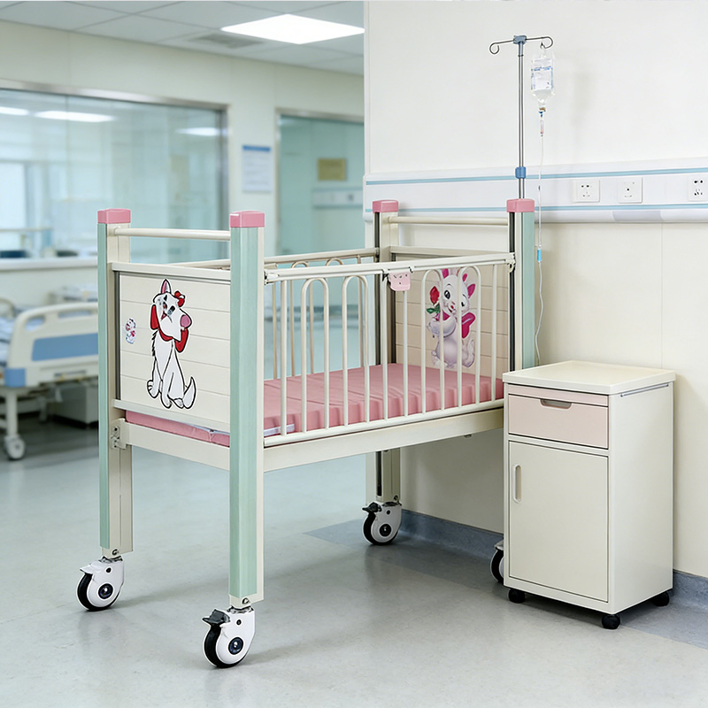 High Quality Custom Medical Obstetrics Gynecology Departments Maternal Child Hospitals Furniture Baby Kids Bed Children Pediatric Bed for Children