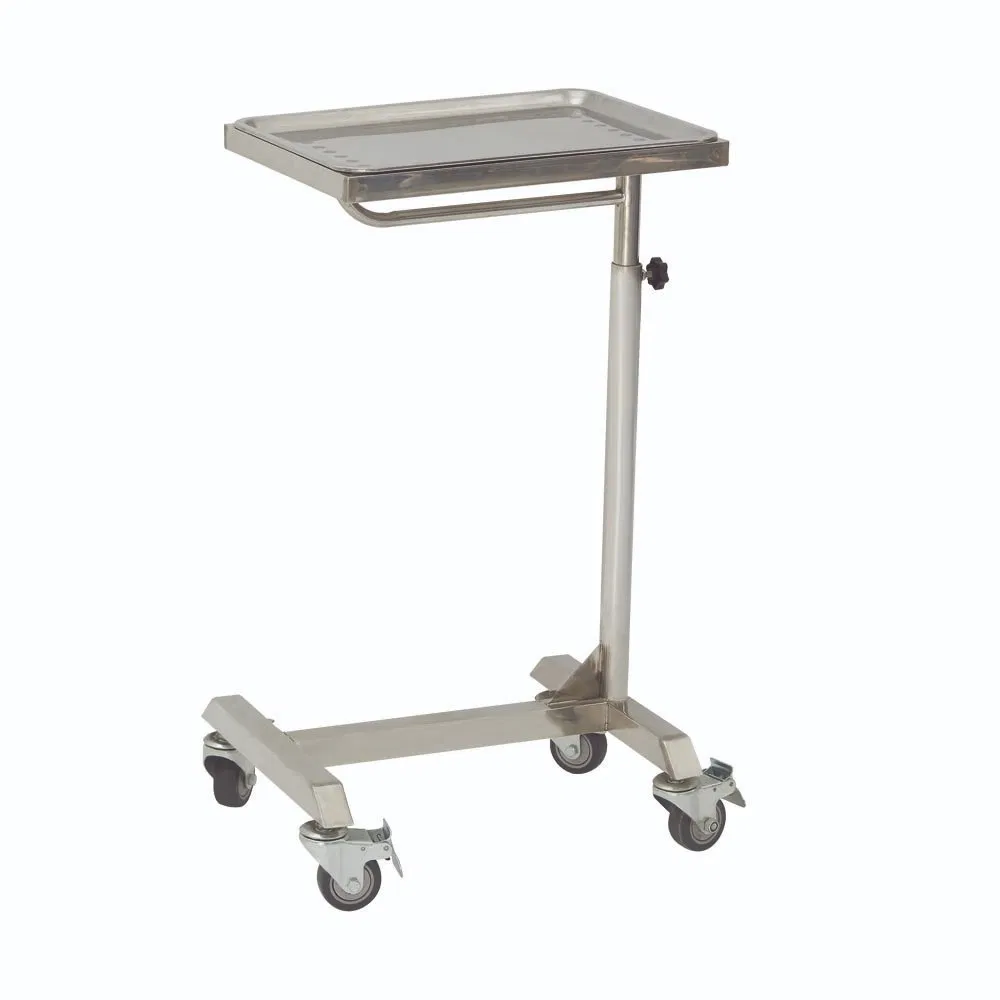 Hospital Stainless Steel Medical Mayo Surgical Table Instrument Trolley