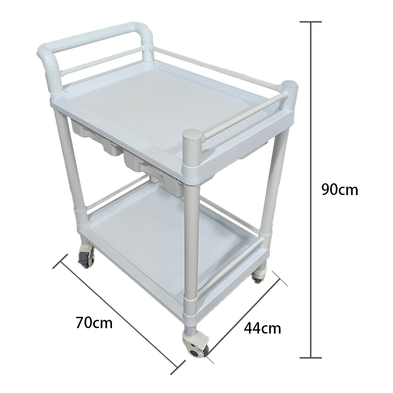 ABS Trolley Hospital Medicine Cart Surgical Instruments Table Treatment Trolley