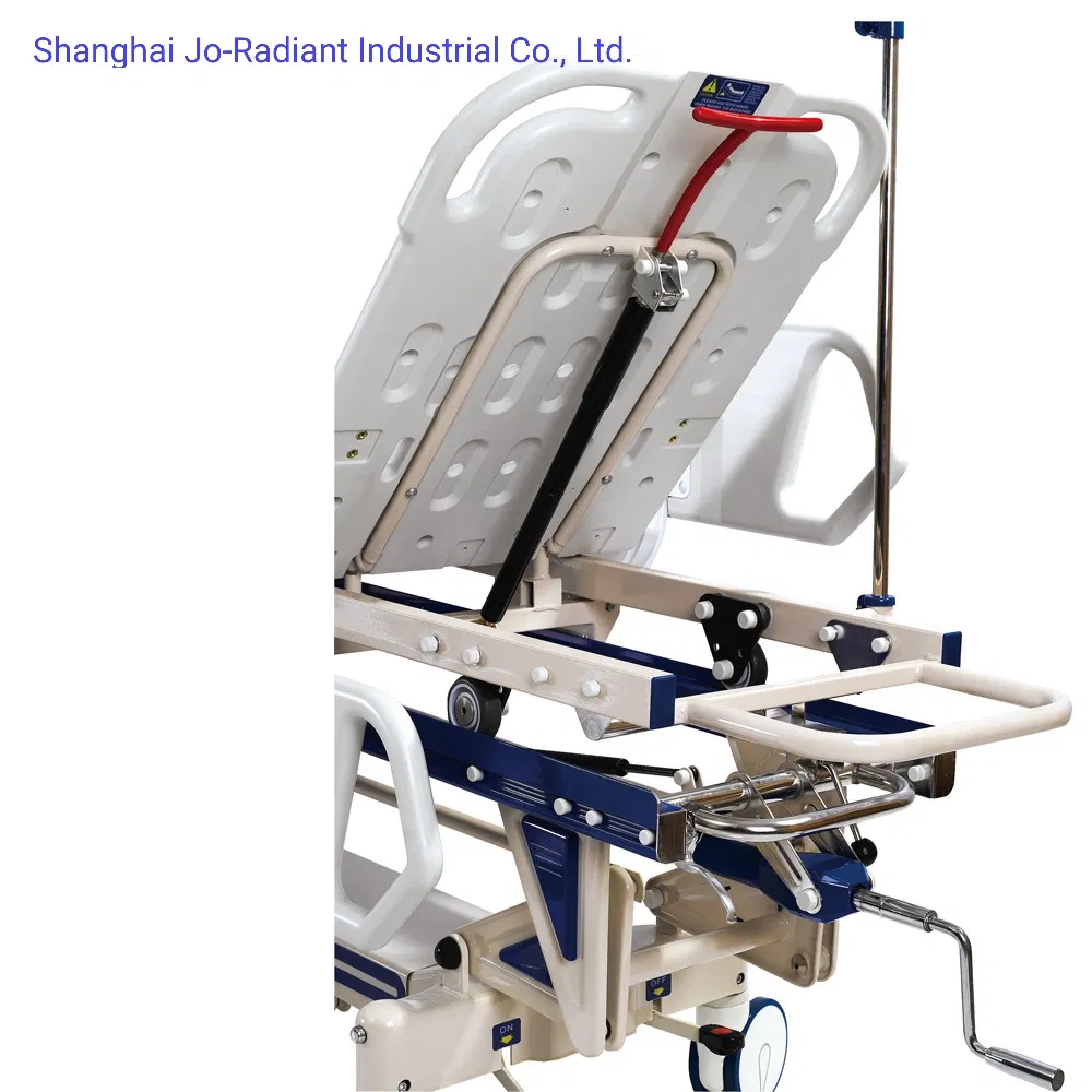 China Hospital Emergency Patient Medication Stretcher Transfer Trolley