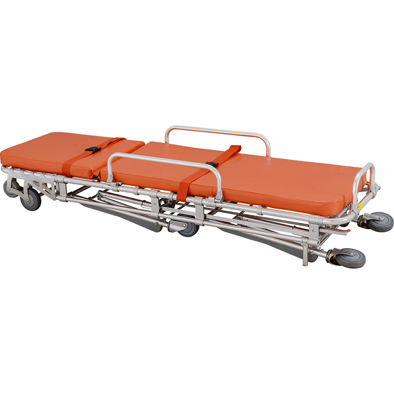 Stainless Steel Aluminum Alloy Folding Emergency Patient Medical Stretcher Trolley for Sale