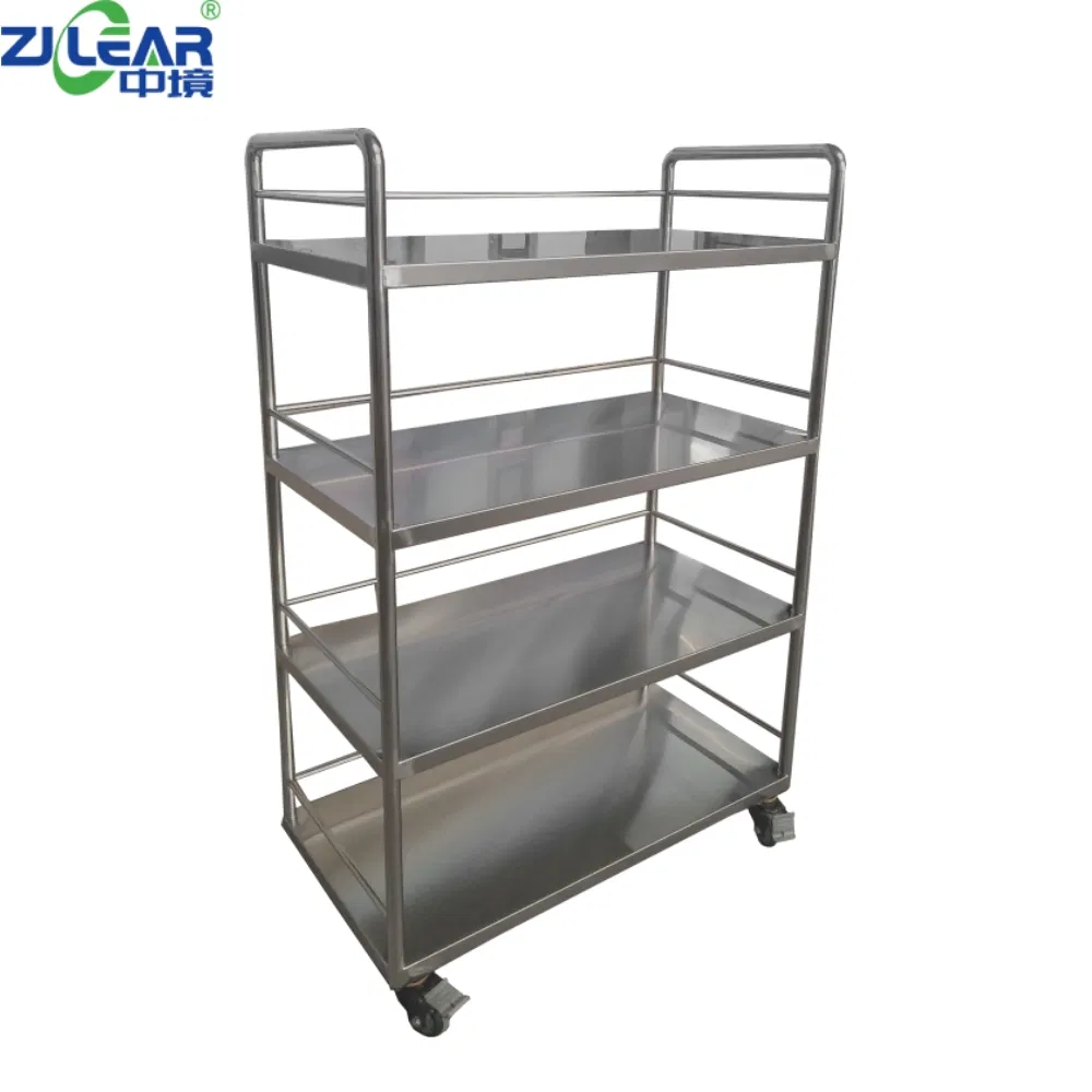 Delivery Trolley for Surgical Instrument Assembled Cart with Stainless Steel