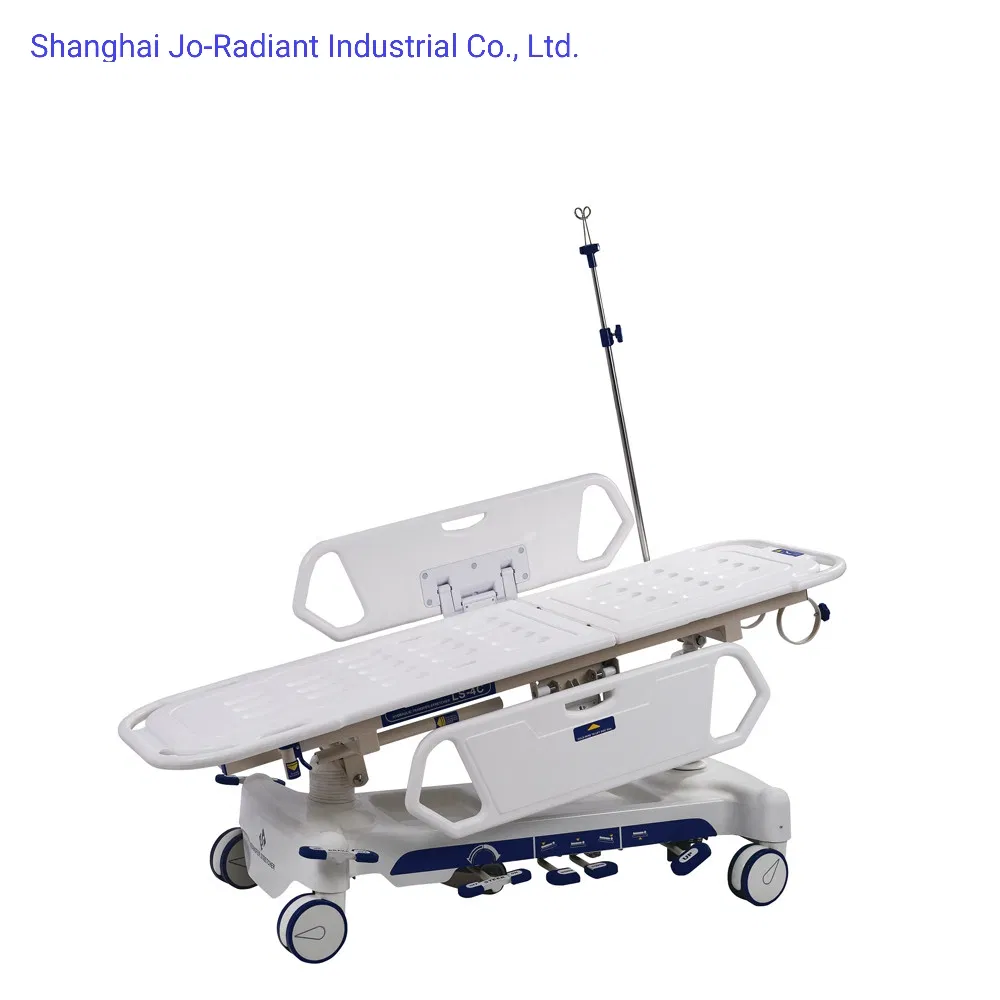 Medical Hydraulic Patient Stretcher Adjustable Trolley