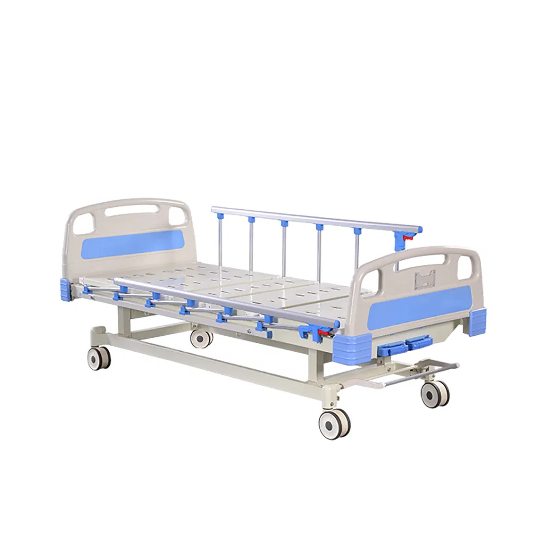 Manual Hospital Care Bed Adjustable Medical Bed