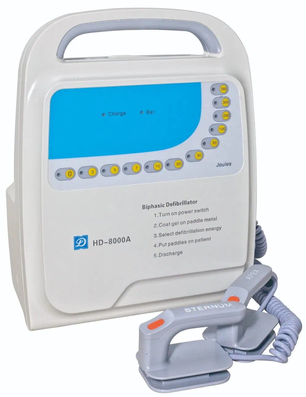 The Best HD-8000D Medical Automatic Defibrillator Biphasic
