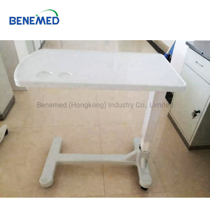 Medical Furniture Best Quality ABS Overbed Table for Hospital Room