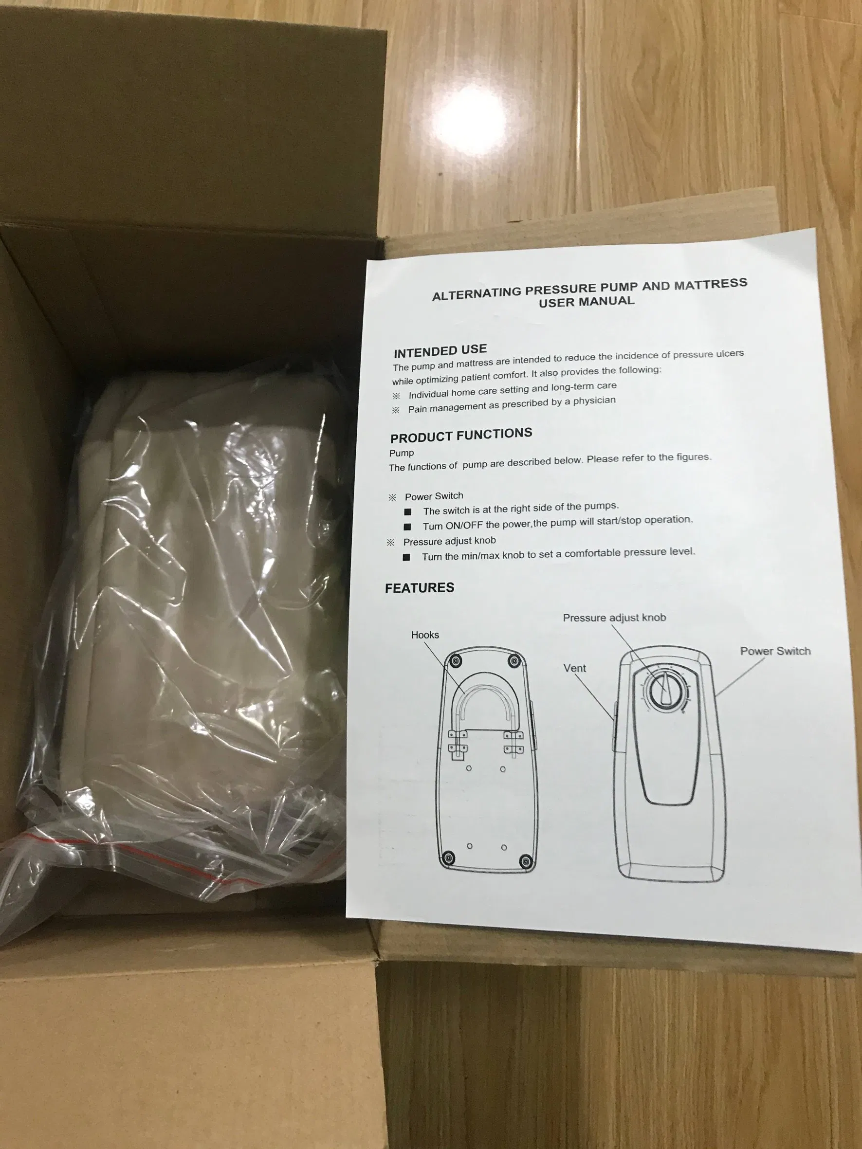 Hospital Brother Medical in Polyester Fabric Cooling Bubble Anti Decubitus Mattress