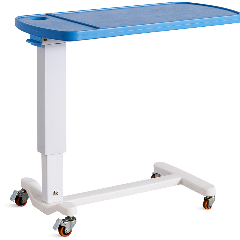 Nwh046-2 Customizable Mobile Portable ABS Medical Dining Overbed Table for Patient