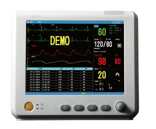 7′ ′ Medical Hospital Portable Ambulance Vital Signs Multiparameter Patient Monitor