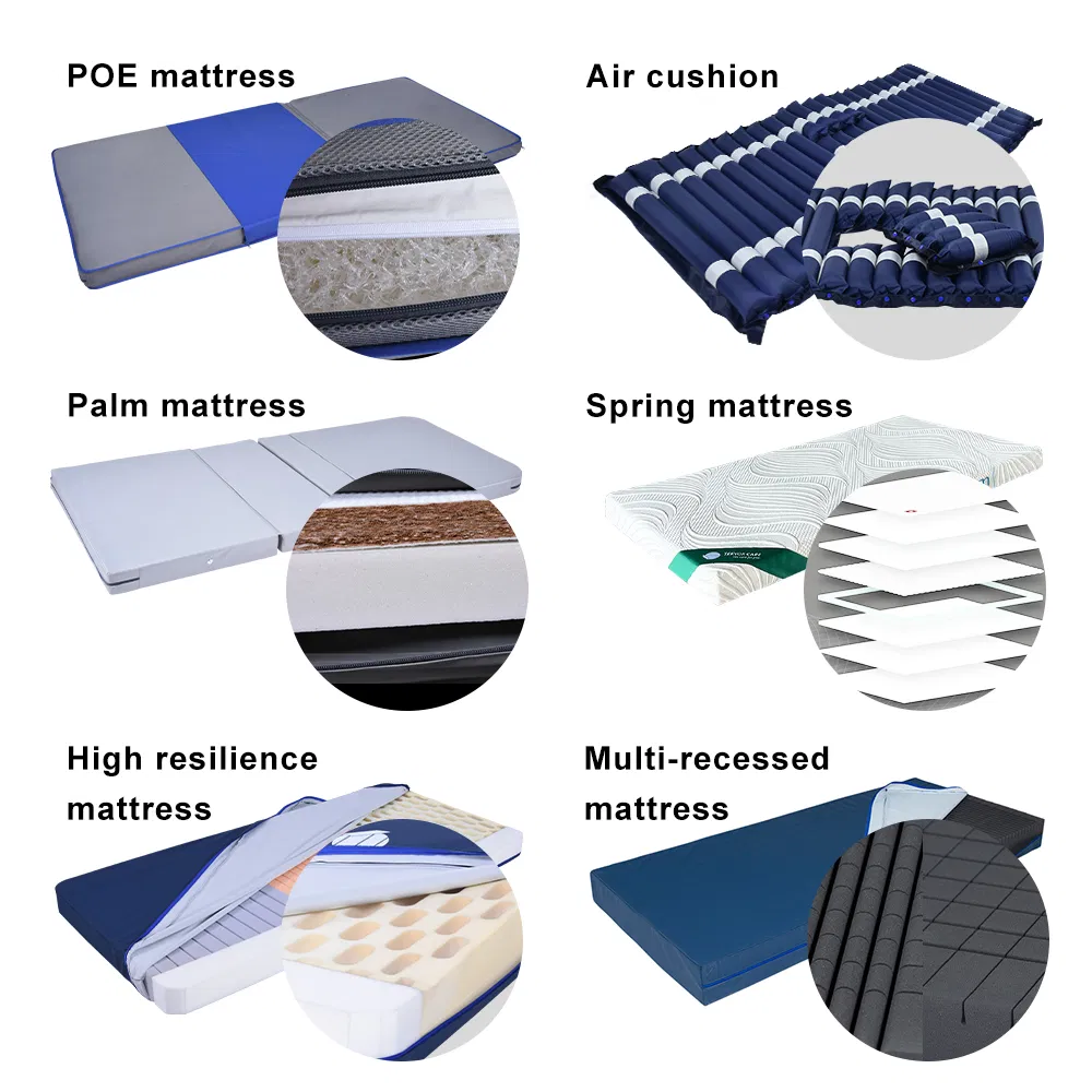 Waterproof Hospital Bed Mattress with Medical Foam for Patient Safety
