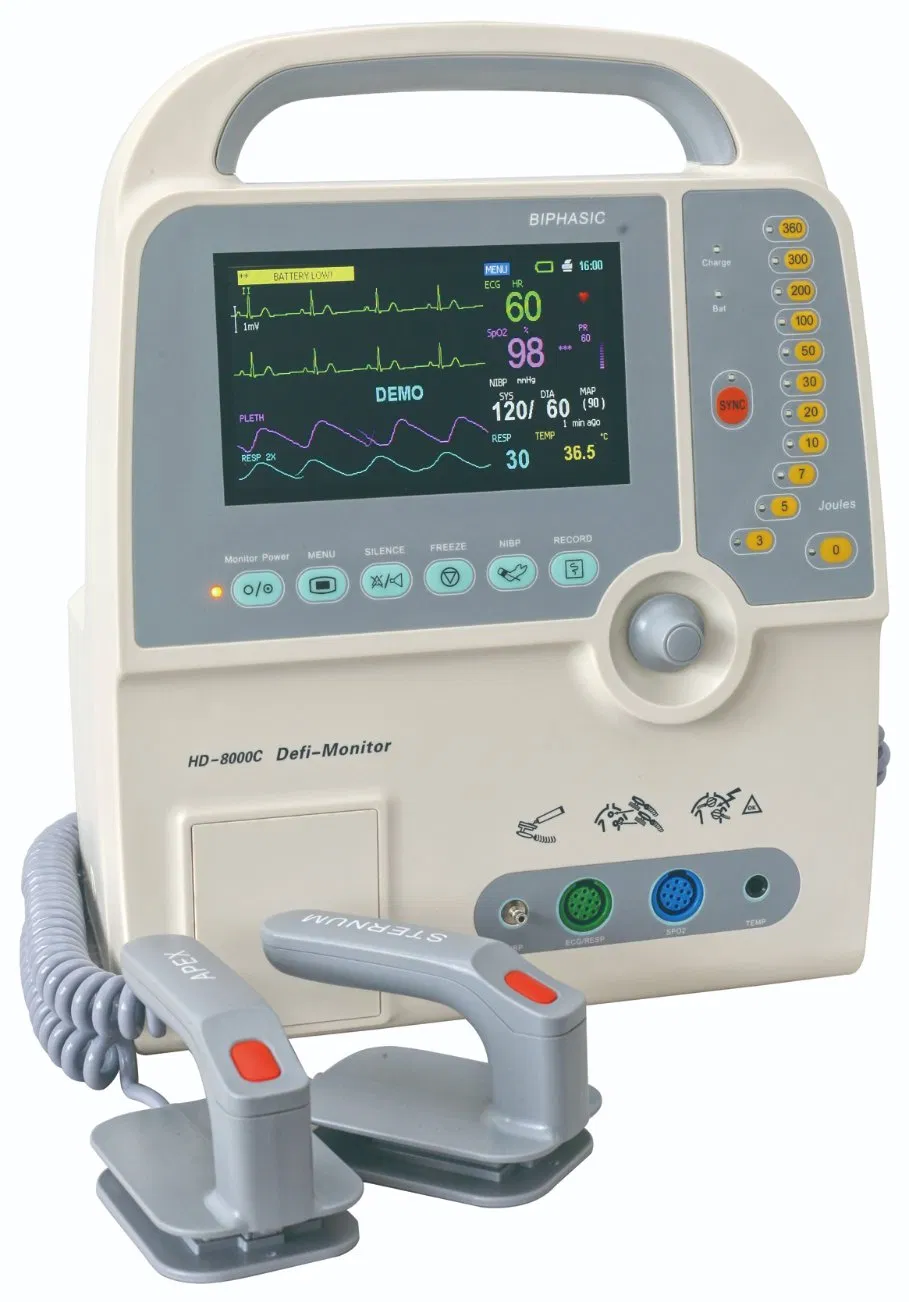 The Best HD-8000D Medical Automatic Defibrillator Biphasic