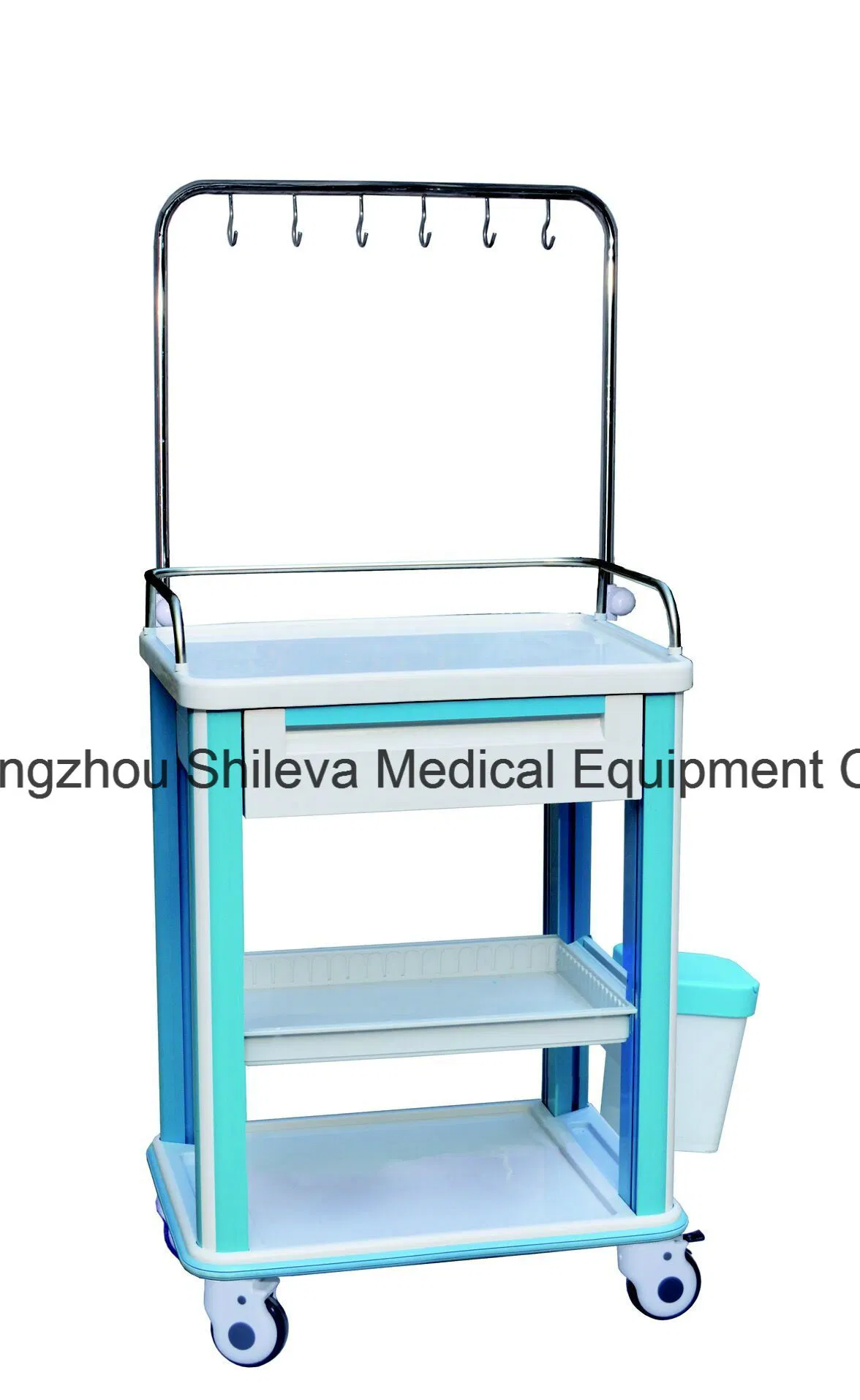 Multi-Function Hospital Emergency Medical Trolley Surgery Room Crash Cart