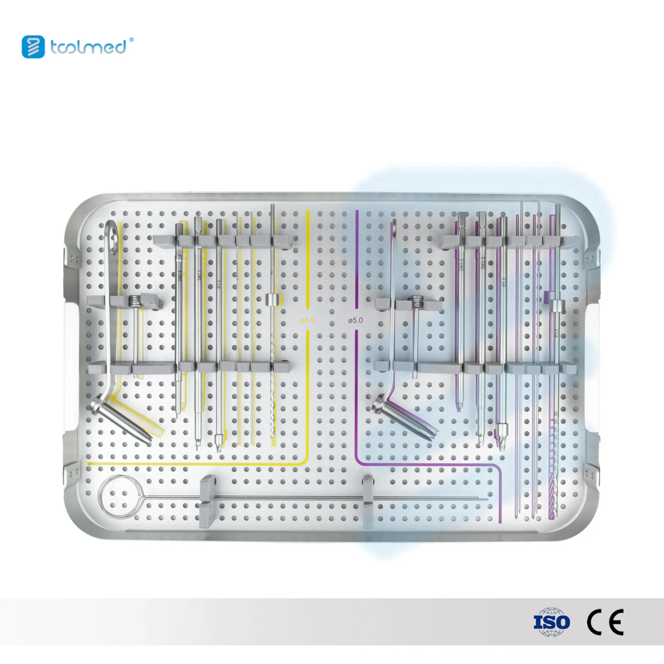 CE Certified Orthopedic Cannulated Headless Compression Screw Instrument Set Essential Essential Orthopedic Surgical Bone