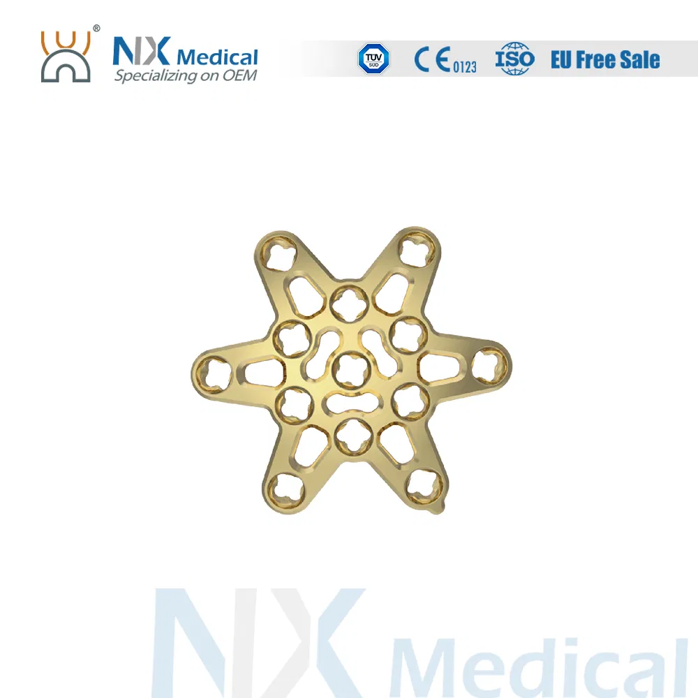 Nx Medical Trauma-Resistant Variable Angle Patella Locking Plate for Bone Fixation