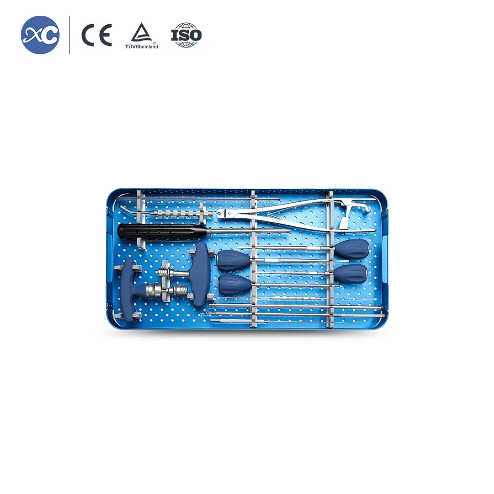 Orthopedic Surgical Instrument Spinal Fixation System 6.0 mm Pedicle Screw Instruments Set