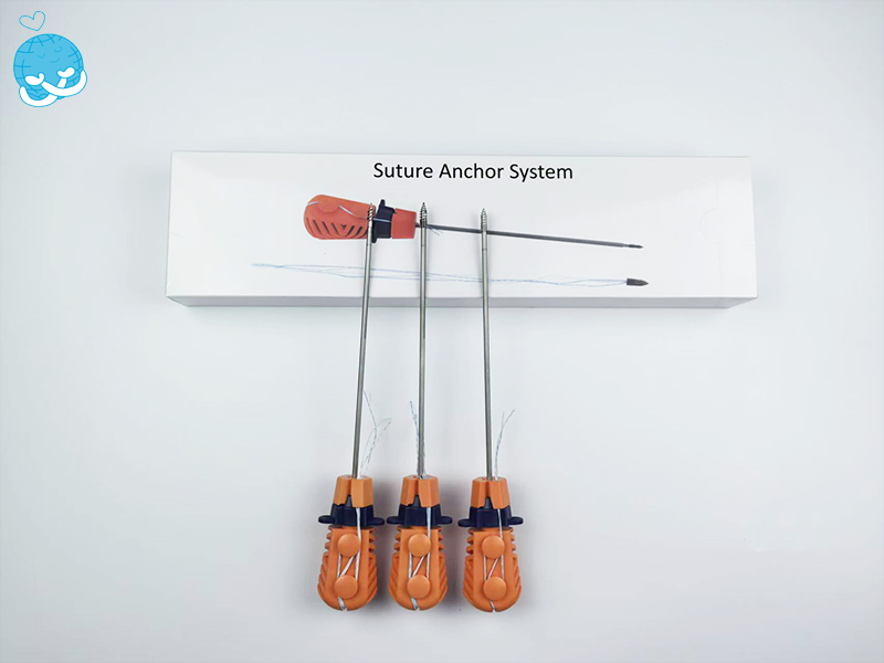 Titanium Suture Anchor 3.5mm 4.5mm 5.5mm with CE Mark Suture Anchor System