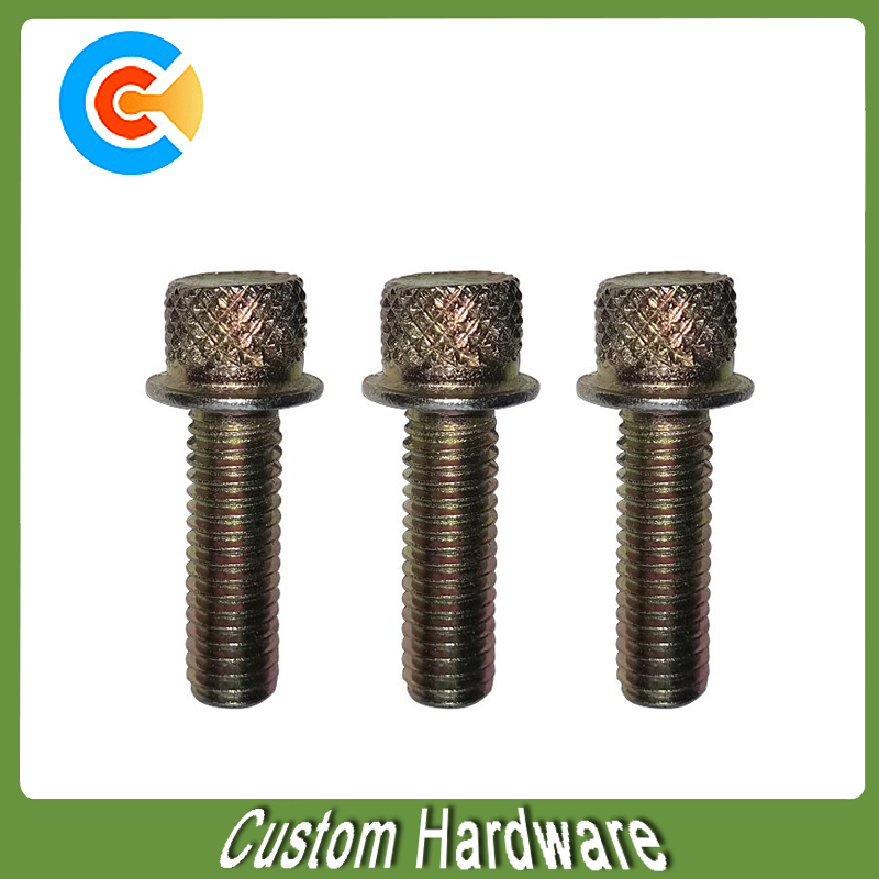 SS304 Carbon Steel Knurled Head Thumb Screw